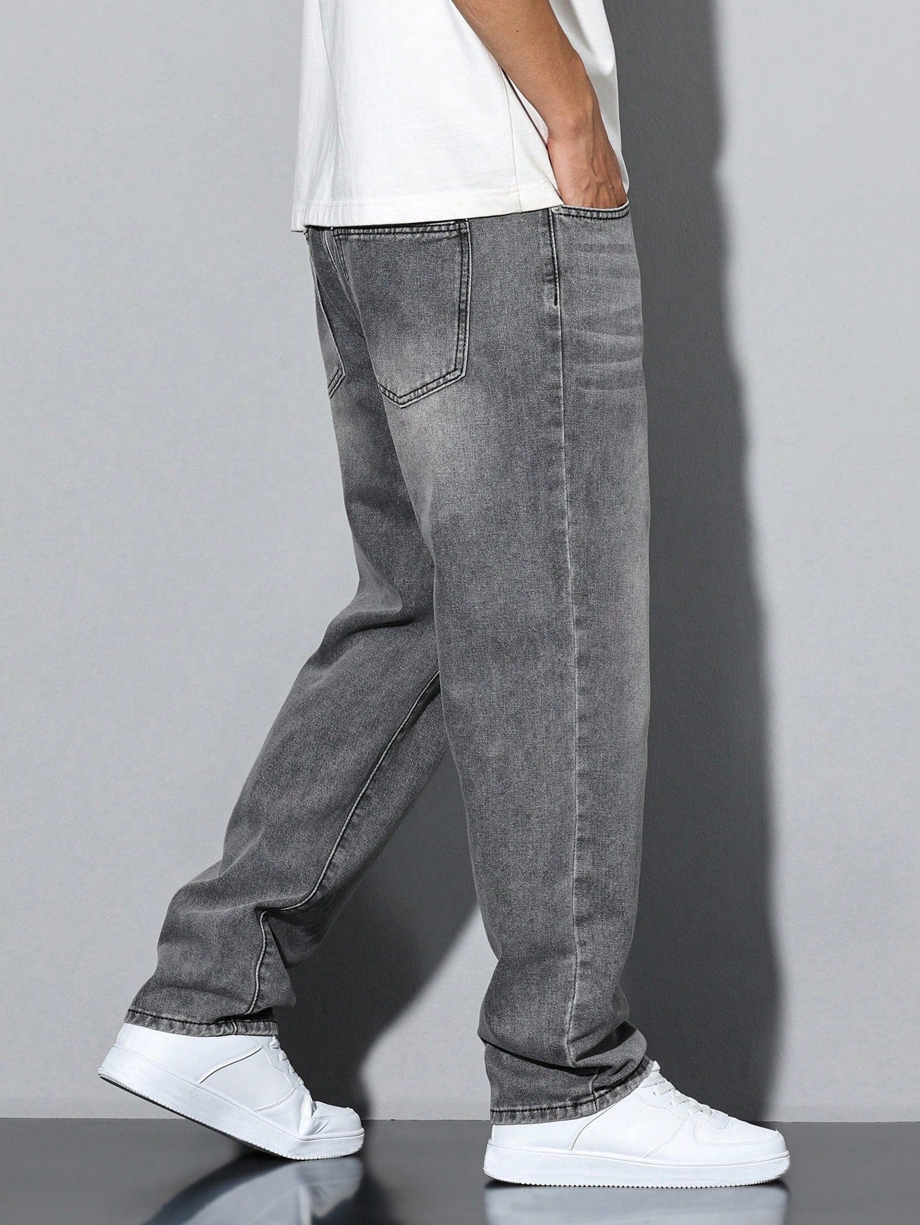 Lars | Casual Gewaschene Herrenjeans mit Geradem Schnitt