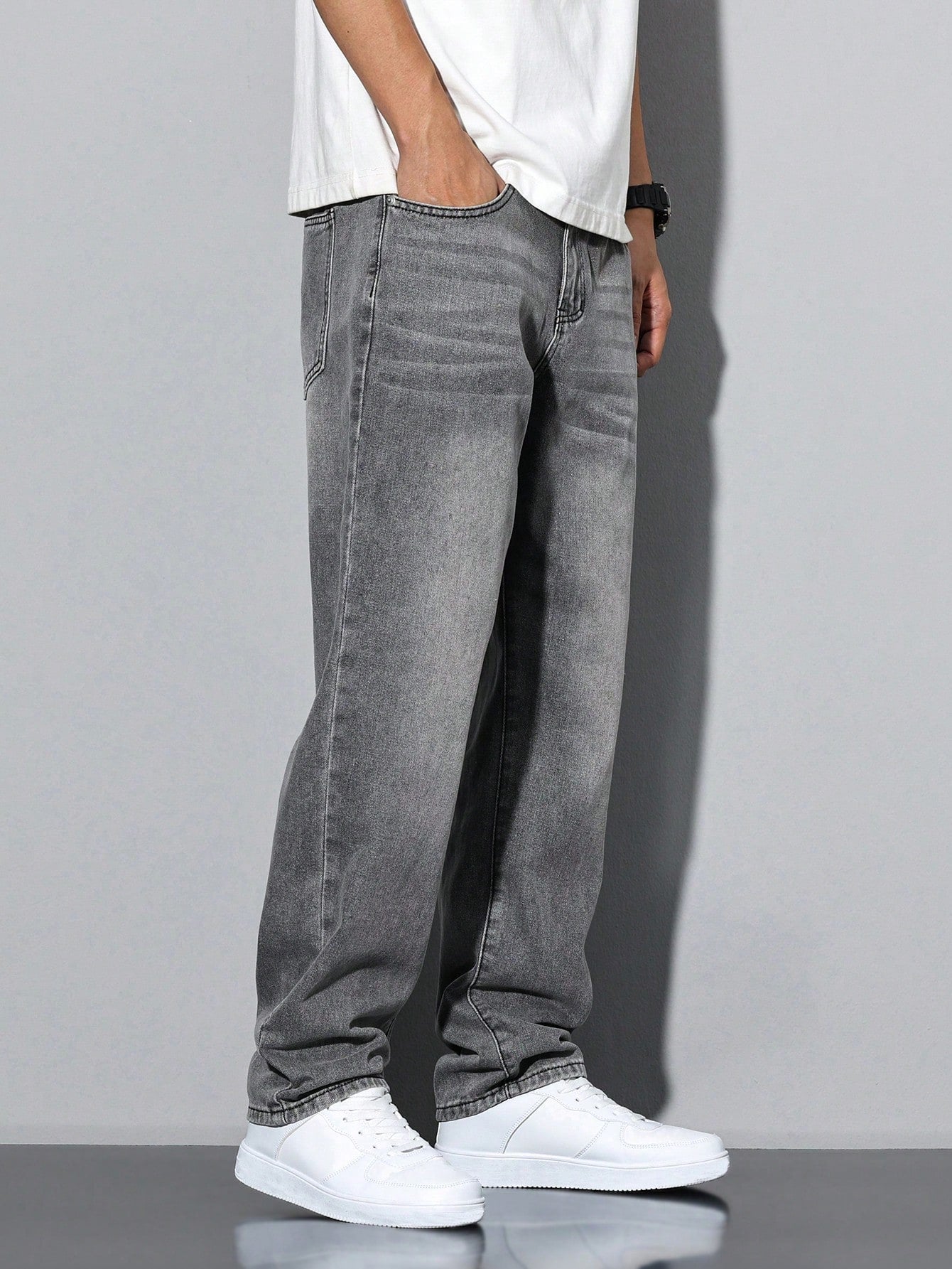 Lars | Casual Gewaschene Herrenjeans mit Geradem Schnitt