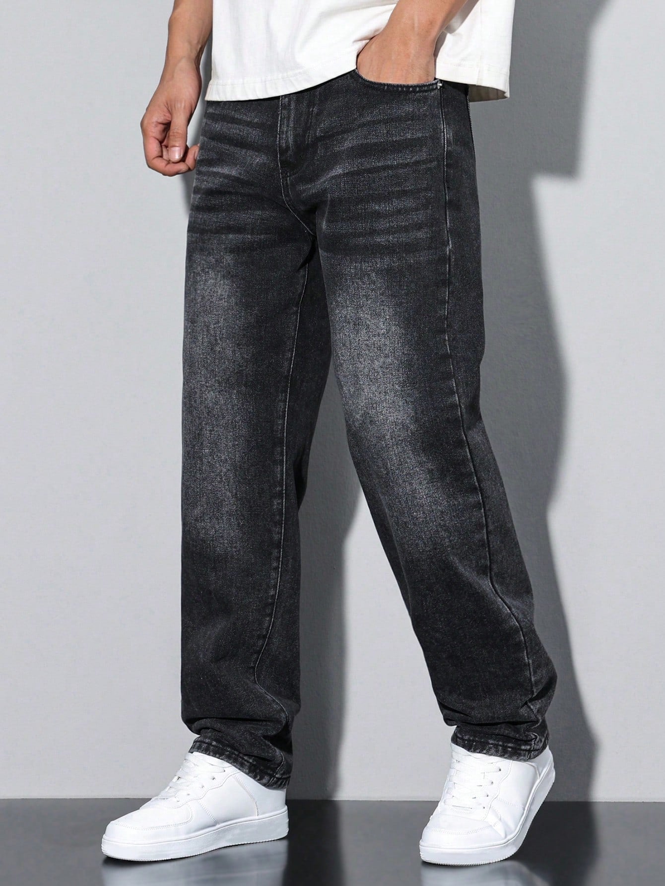 Lars | Casual Gewaschene Herrenjeans mit Geradem Schnitt