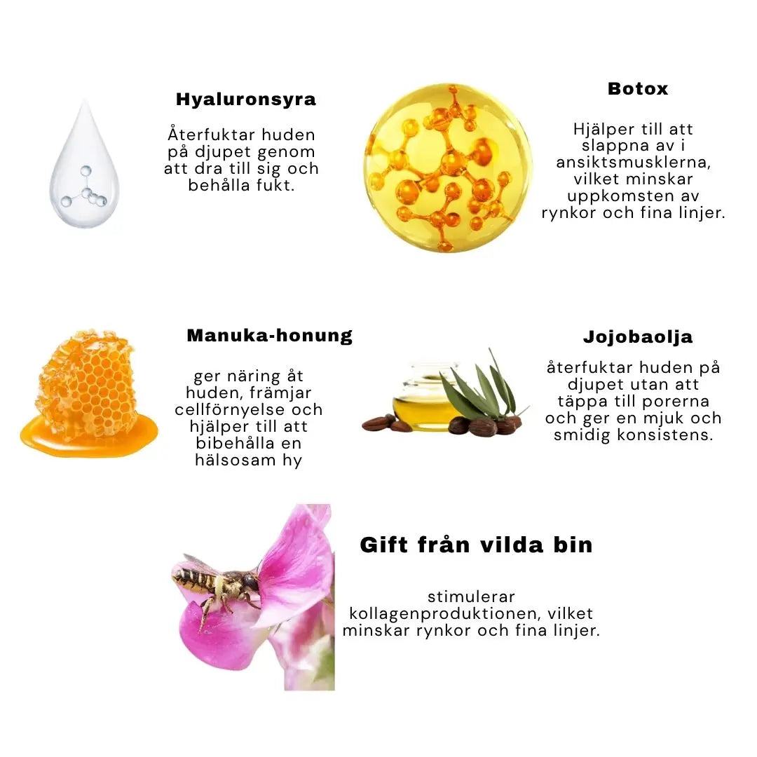 BeeTox™ Crème | Entfernt 97% der Falten in nur 5 Minuten