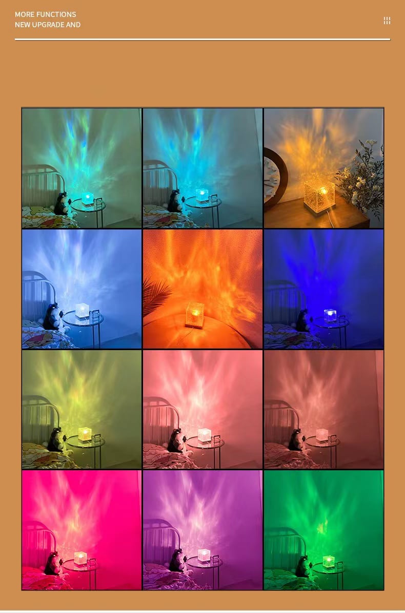 Wasserwelle Lampe