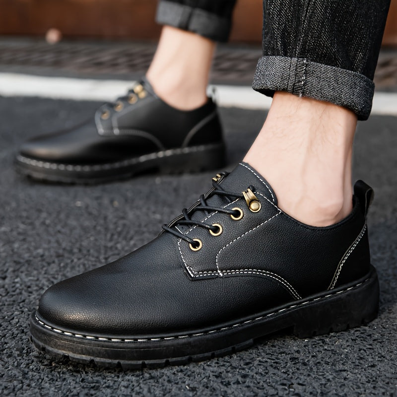 Thijs | Bequeme Herren Schnürschuhe in Einfarbig