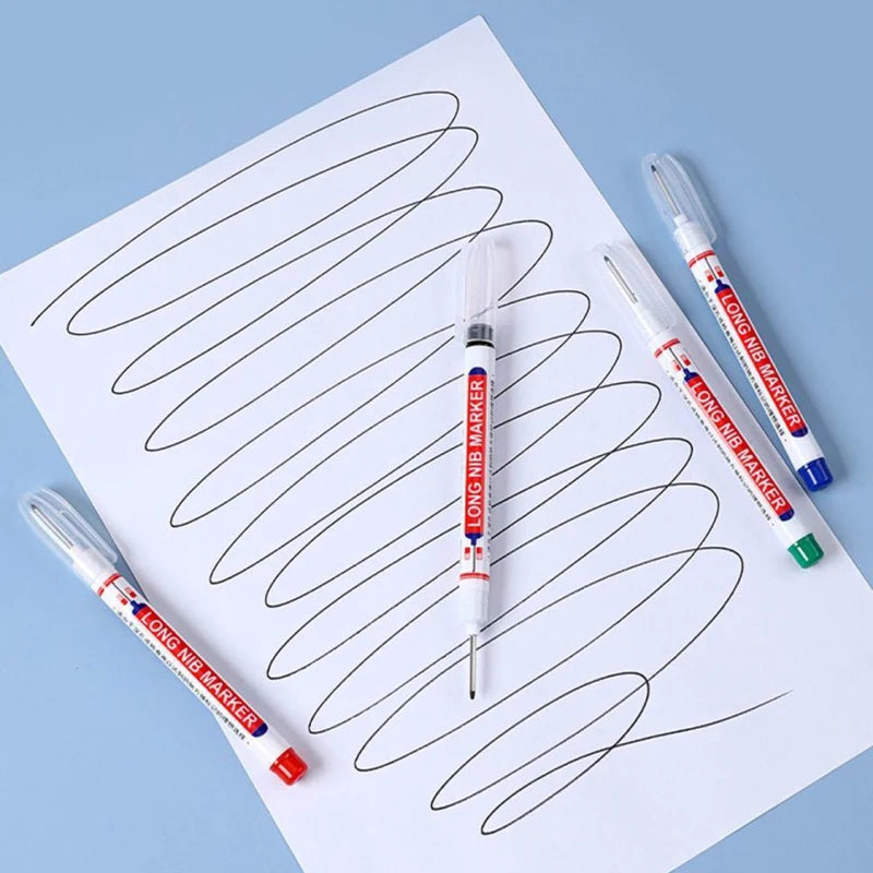 MagicMark™ | Der ultimative permanente Marker für schwer zugängliche Stellen – in Schwarz, Blau und Rot