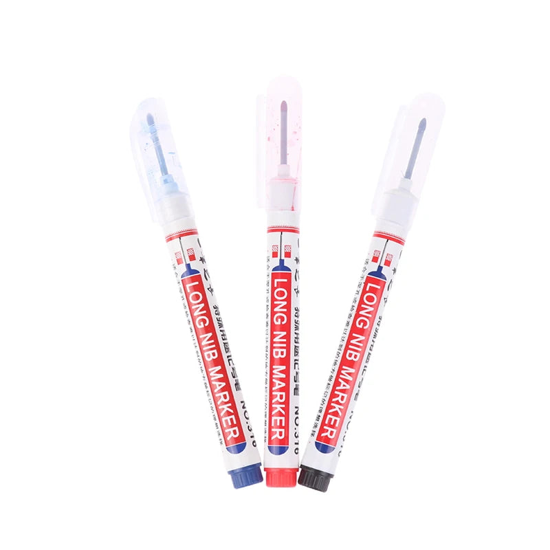 MagicMark™ | Der ultimative permanente Marker für schwer zugängliche Stellen – in Schwarz, Blau und Rot