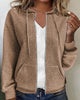 Monique | Lässige Strickjacke mit Taschen und Kordeln