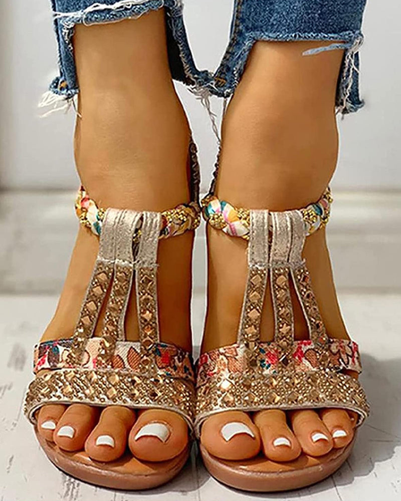 Sandalen im Bohème-Stil