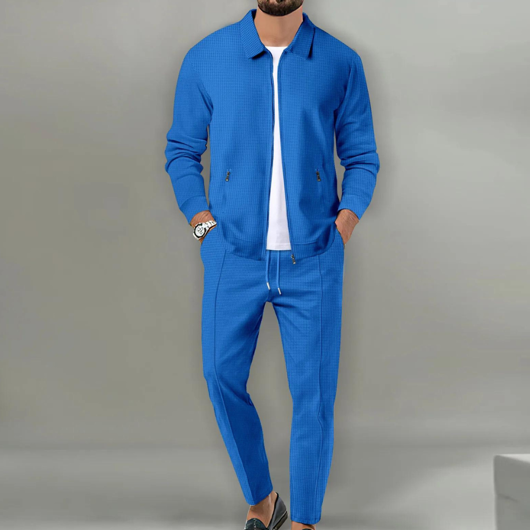 Daan | Premium outfitset - polovest en bijpassende chino broek