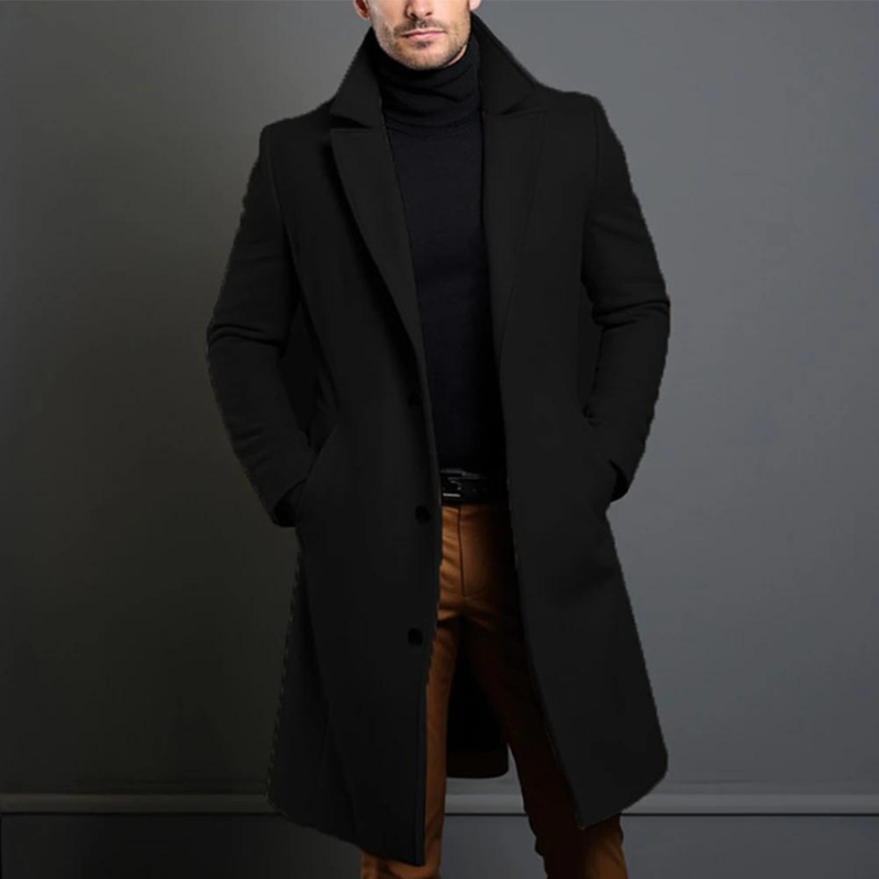 Jasper | Hochwertiger Wollmantel Für Herren