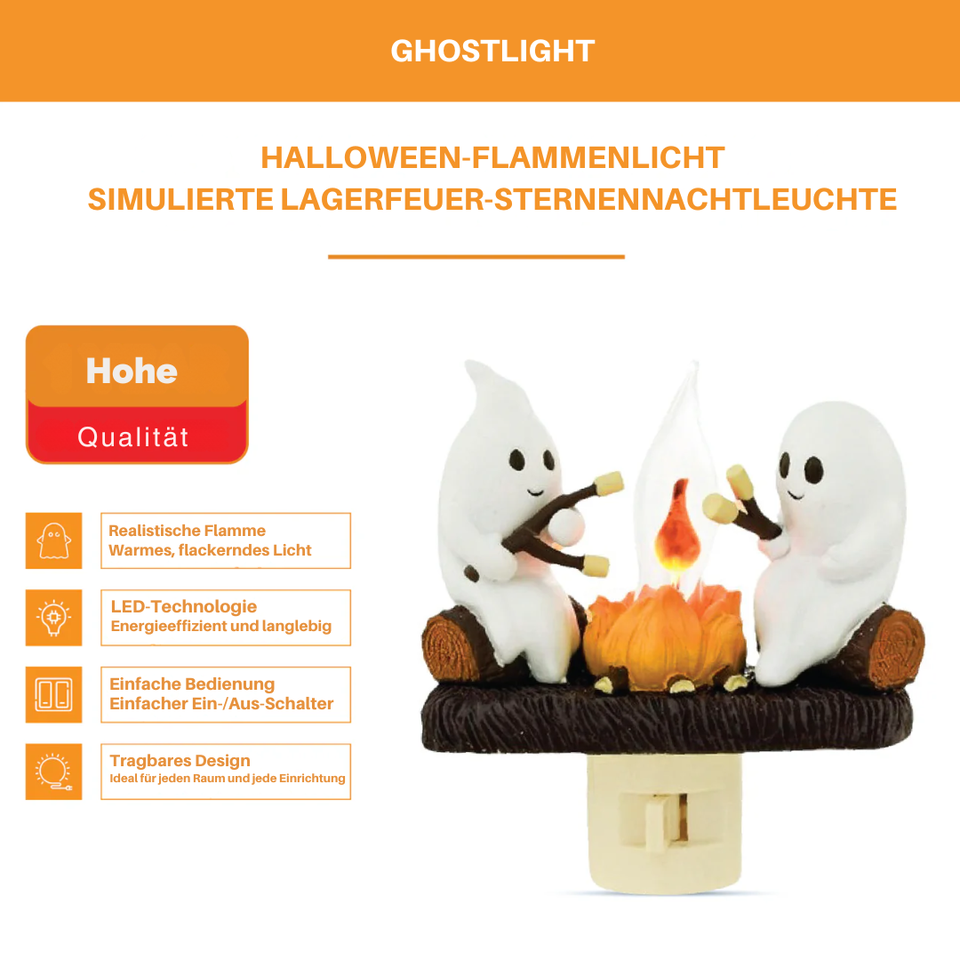 GhostLight™ – Das schaurige Lagerfeuer-Nachtlicht für eine gemütliche Halloween-Atmosphäre!