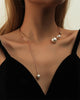 Nina | Clavicule-Kette mit Kunstperle