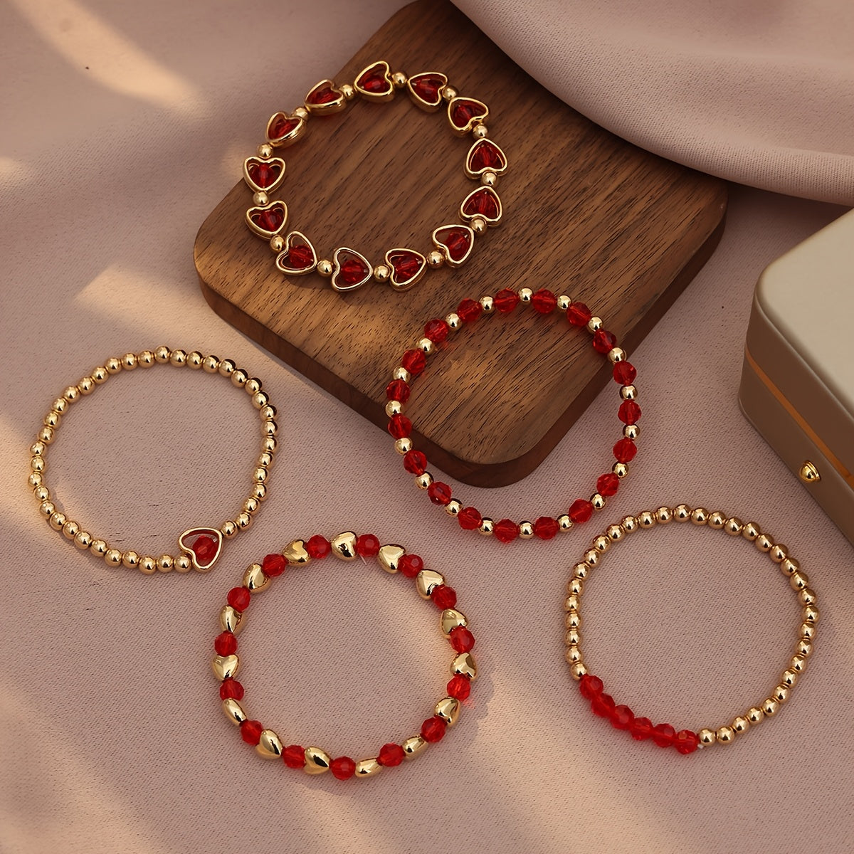 Johanna | Boho Elegantes Liebesarmband-Set