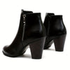 Lotte | Stiefelette mit runder Spitze und klobigem Absatz