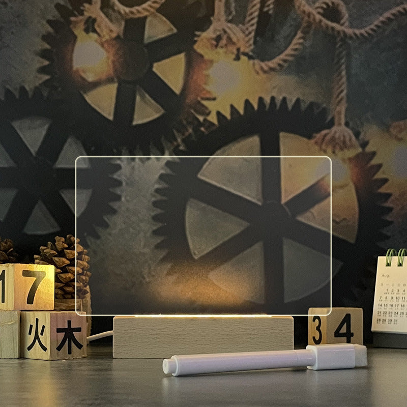 GlowNote™ – Die kreative LED-Nachttischlampe mit beschreibbarem Notizboard