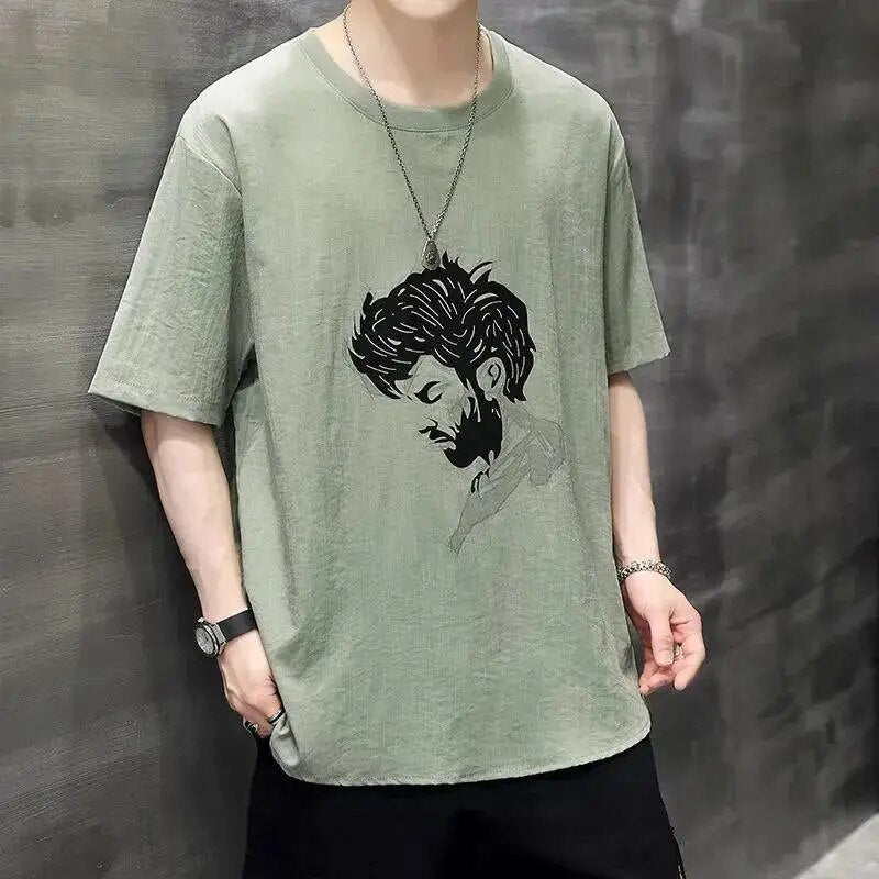 Joost - Casual T-shirts met ronde nek