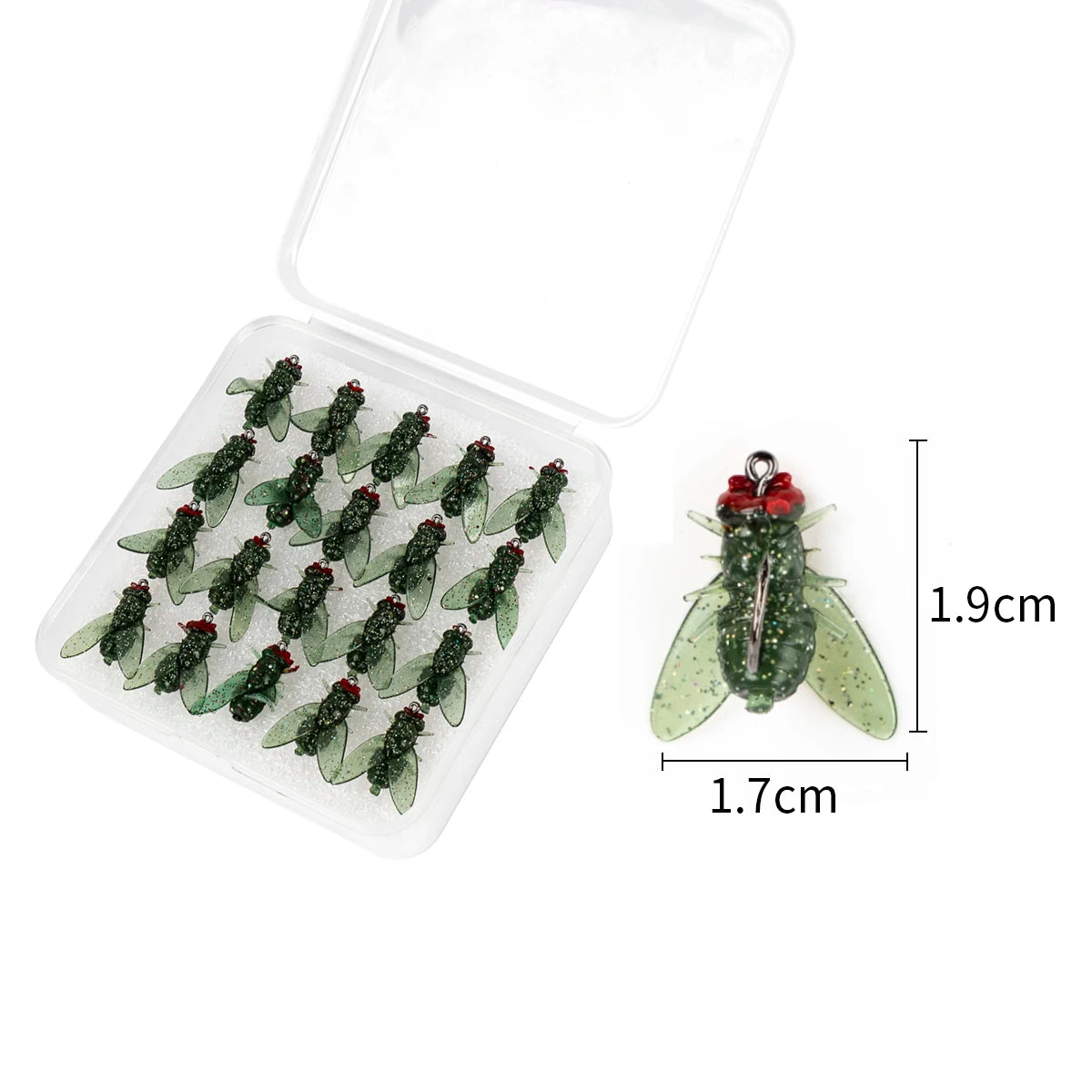 TroutMaster™ - 20 Stück Fliegenköder für Forellen, Barsche und Grayling!