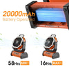 CampCool™ - Wiederaufladbarer Campingventilator mit 270° Drehung