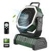 CampCool™ - Wiederaufladbarer Campingventilator mit 270° Drehung