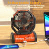CampCool™ - Wiederaufladbarer Campingventilator mit 270° Drehung