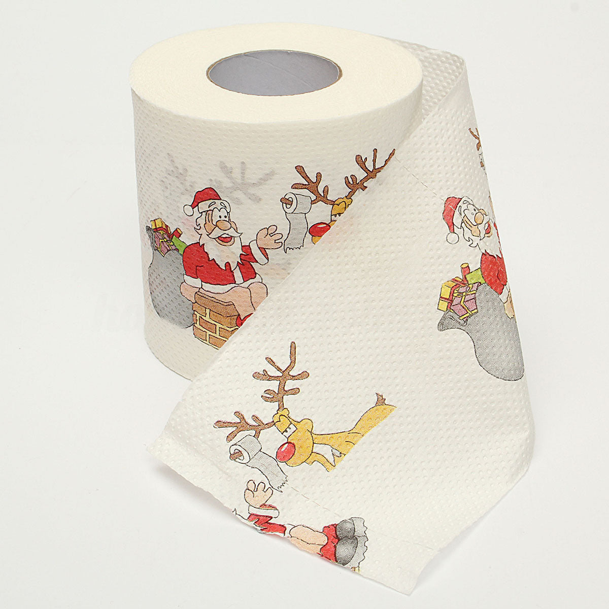 Jollyroll™ Weihnachts-Toilettenpapier | humorvolle Deko, festliche Überraschung