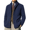 Laurens | Elegante Jacke aus Stoff mit Kragen und Knöpfen