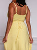 Lulah™ Drapiertes Maxikleid mit integriertem BH