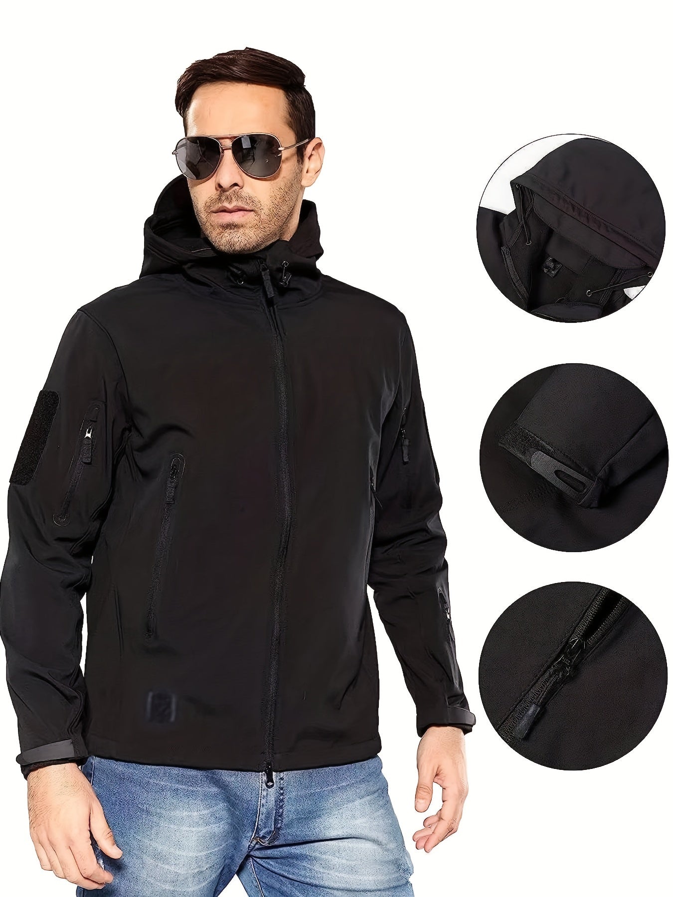 Moos | Wasserdichte Herrenjacke Mit Kapuze
