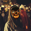 SkullGlow™ – Die ultimative leuchtende LED-Totenkopfmaske für Halloween-Partys!