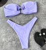 Luna | Trendiger & Sexy Trägerloser Bikini