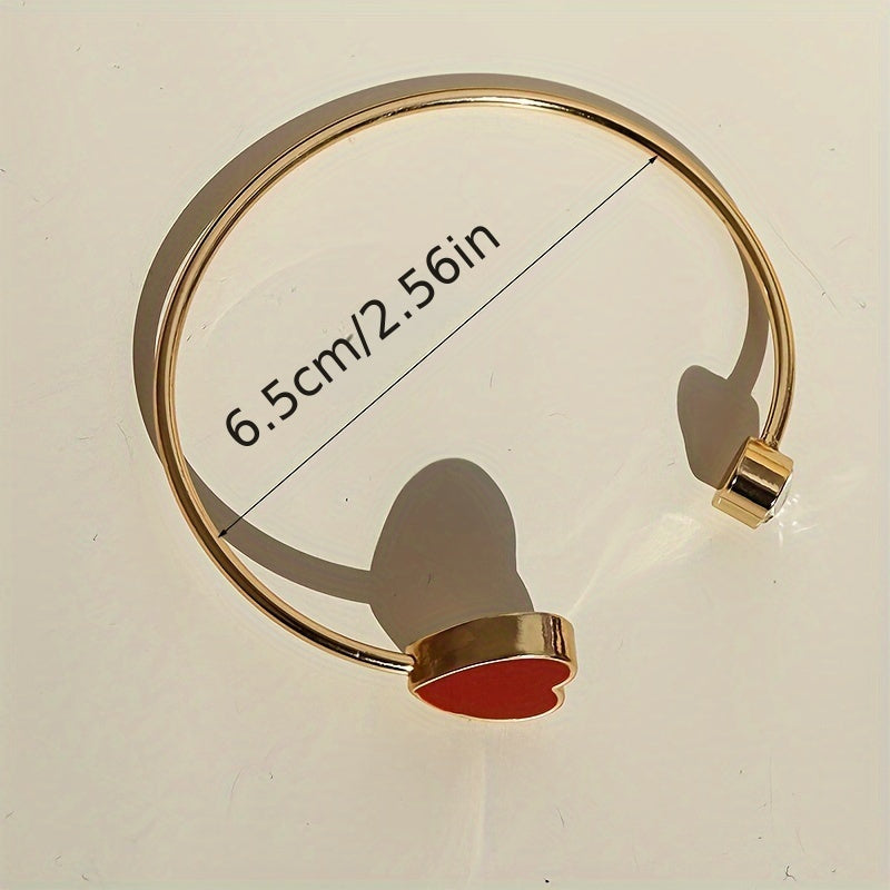 Fien | Schicke Rote Herz-Armband