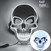GlowSkull™ - LED-Totenkopfmaske mit Leuchteffekten für ein gruseliges Erlebnis.
