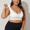Lotte | Damen-Sport-BH in großen Größen - Atmungsaktives Mesh, breite Träger, herausnehmbare Pads, U-Rücken-Design, pink