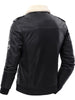Milan | Vintage-Leder-Motorradjacke Mit Fleece-Futter