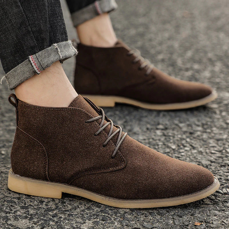 Mats | Herren Hohe Schnürschuhe aus Wildleder