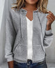 Monique | Lässige Strickjacke mit Taschen und Kordeln