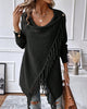 Anita | Einfarbige Winter-Strickjacke