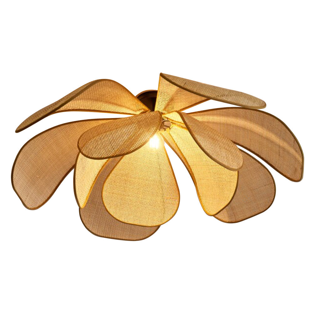 RustikaLeuchter™ - Charmantes Rattan-Design trifft auf rustikale Eleganz.