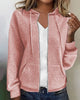 Monique | Lässige Strickjacke mit Taschen und Kordeln