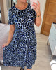 Eleganter Jurk Luipaard Druck Jeanine