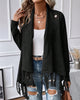 Anita | Einfarbige Winter-Strickjacke