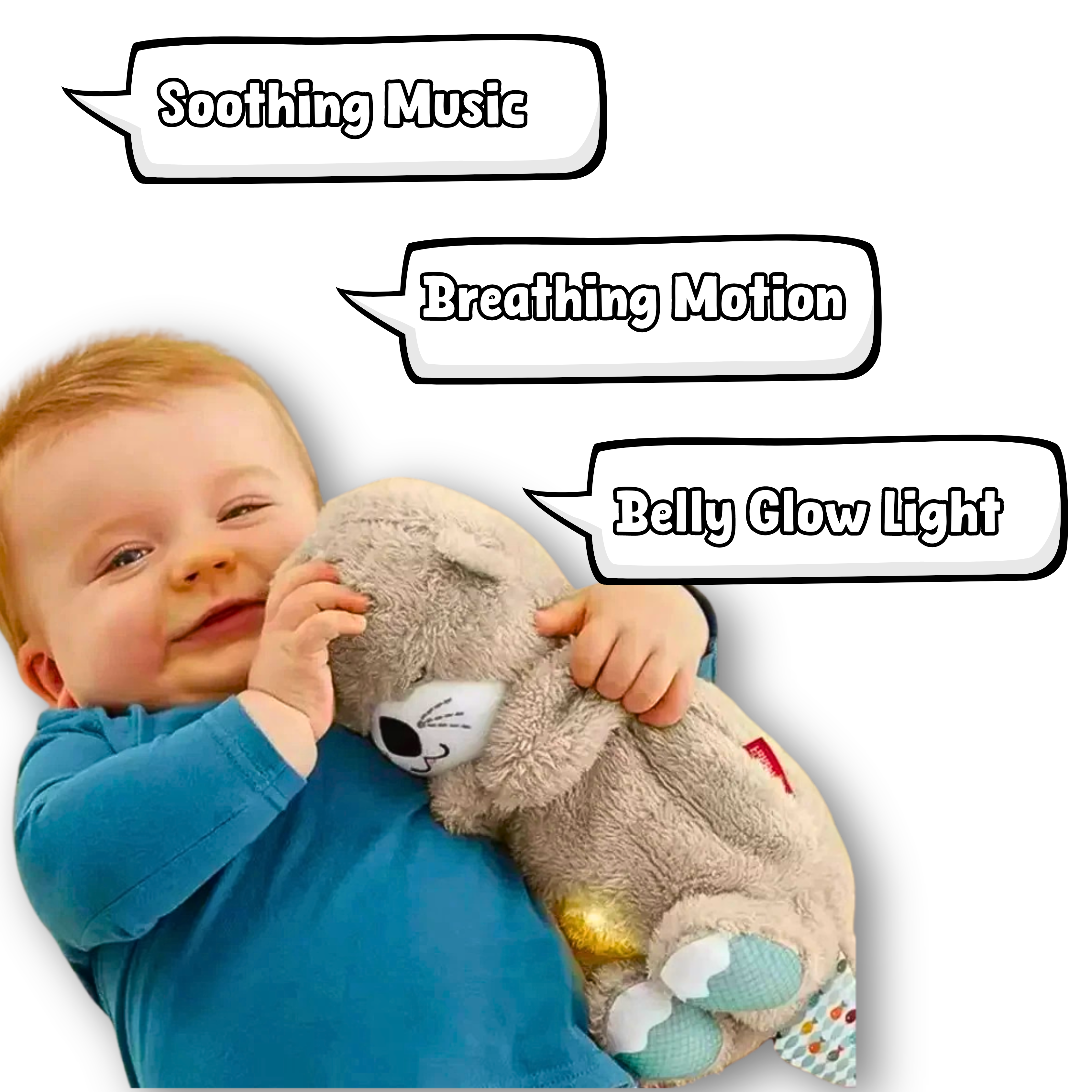 SnoozyBear™ – Ihr treuer Begleiter für ruhige Baby-Nächte.