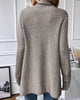 Anita | Einfarbige Winter-Strickjacke