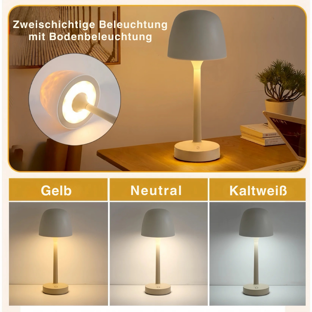 LumiWave™ Dual-Mode Ambient Lampe | sanftes Licht & Wellenprojektion in einem