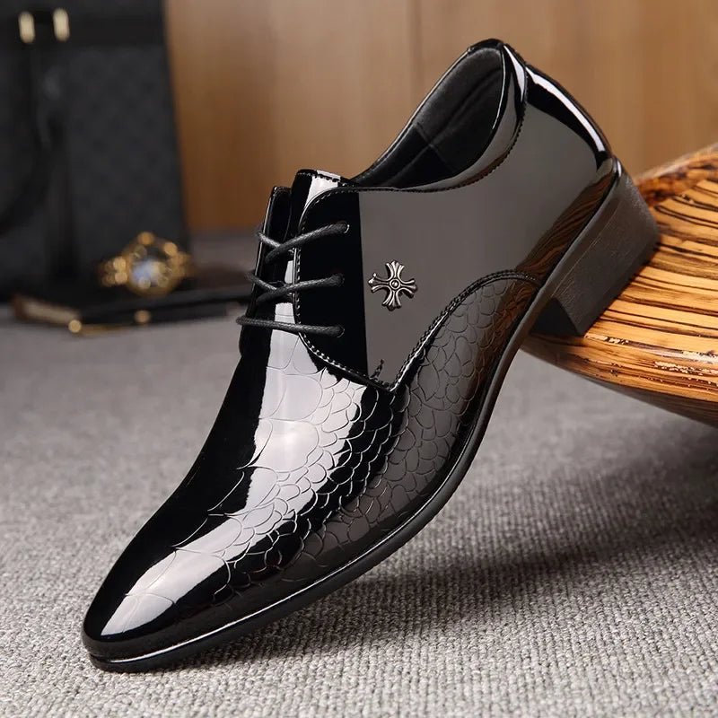 Matthijs | Große Formelle Lacklederschuhe