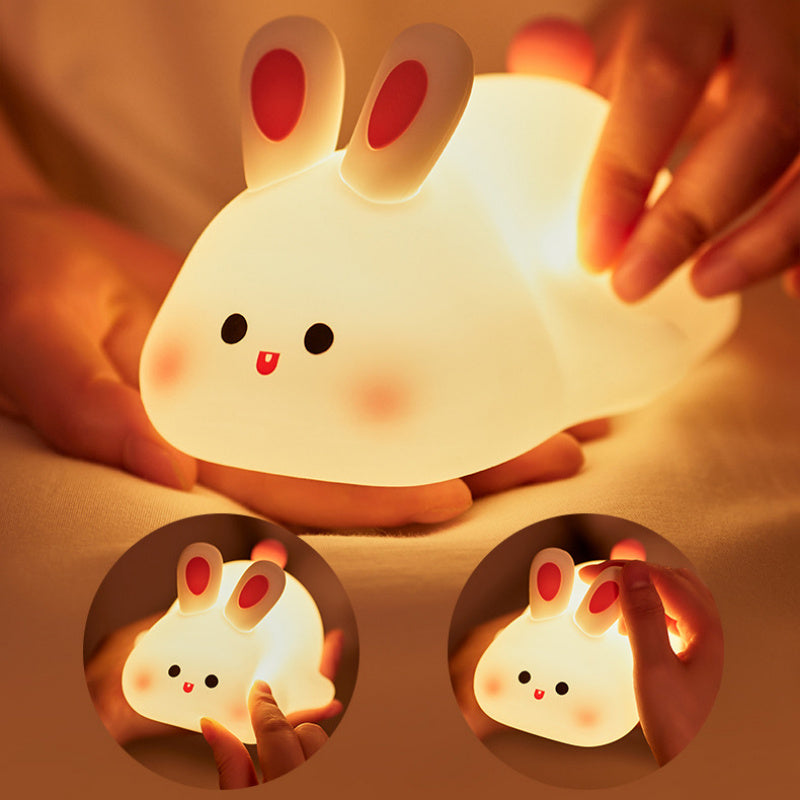 RabbitGlow™ - Der süße, kneadbare Nachtbegleiter für sanftes Einschlafen.