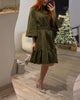 Lässiges A-Linien-Kleid mit Schnürung