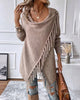 Anita | Einfarbige Winter-Strickjacke