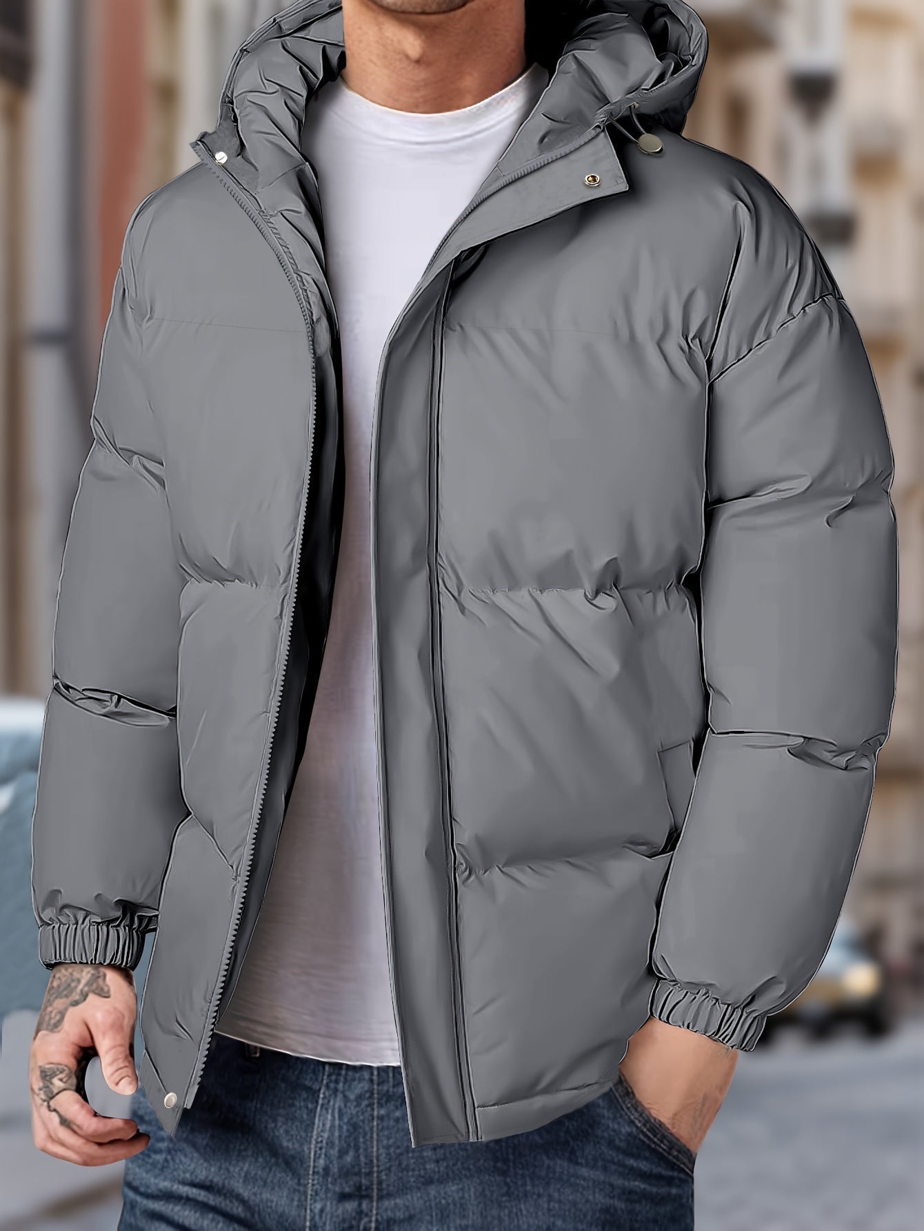 Lars | Warmes Winddichtes Herren-Winterjacke mit Kapuze