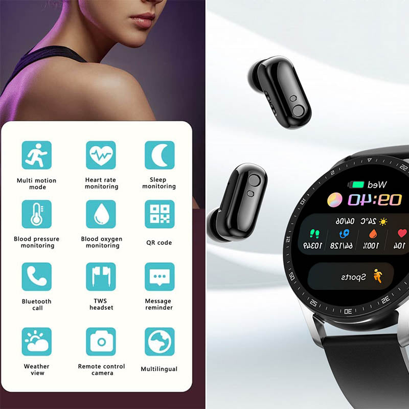 FusionFit™ Die ultimative 2-in-1-Kombination aus Smartwatch und Ohrhörern