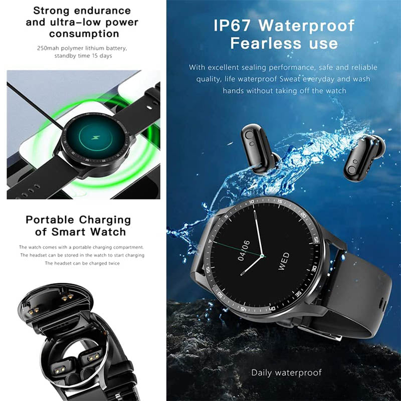 FusionFit™ Die ultimative 2-in-1-Kombination aus Smartwatch und Ohrhörern