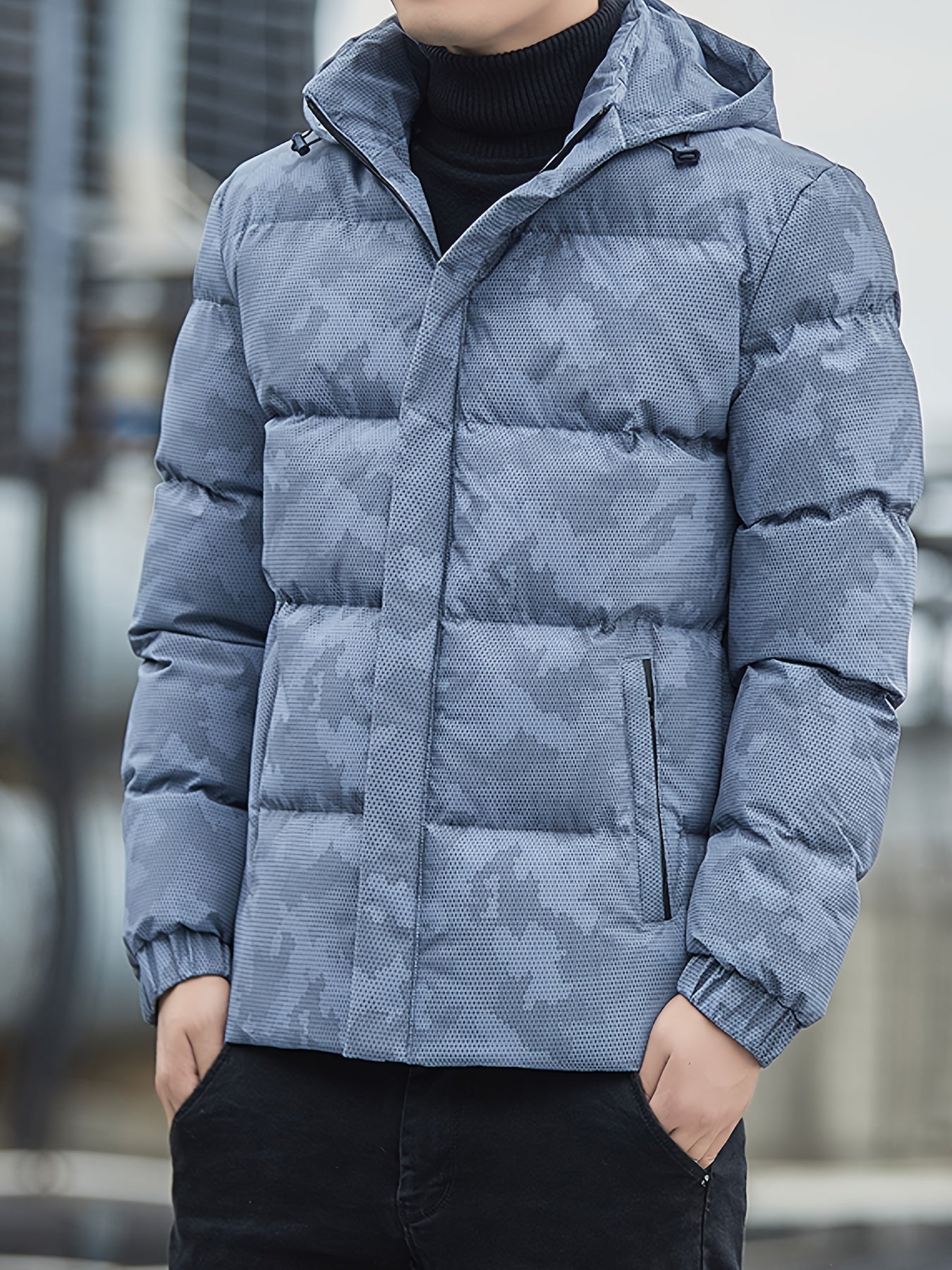 Sem | Warme Camouflage-Winterjacke Mit Kapuze
